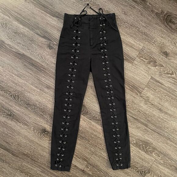 A.L.C Kingsley lace up pants - Picture 1 of 6